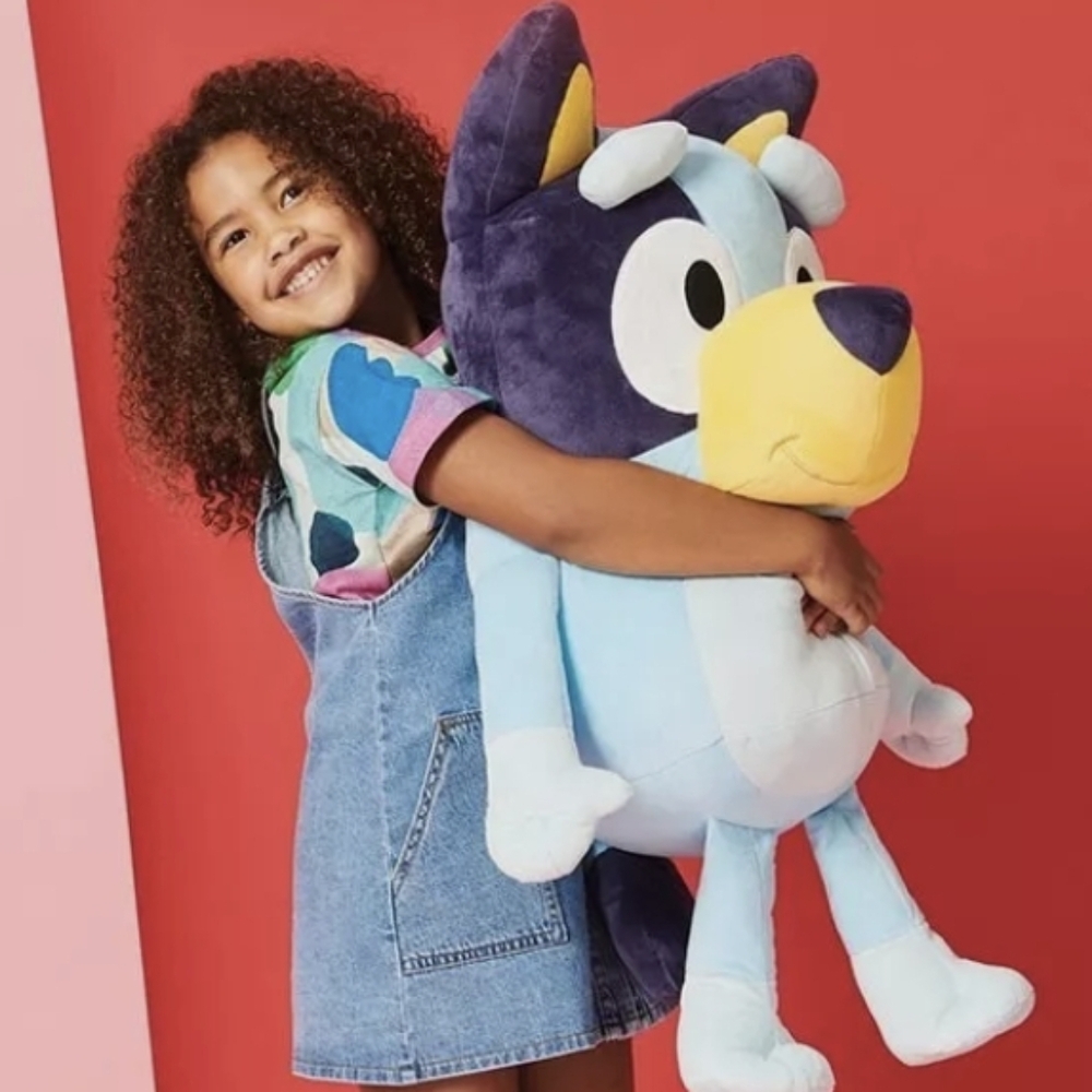 NWT Disney Bluey Just My Size Giant Plush Jumbo XL stuffed animal dog bl…